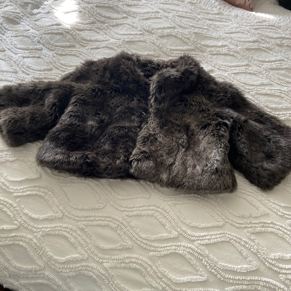 Eliza J faux fur jacket
